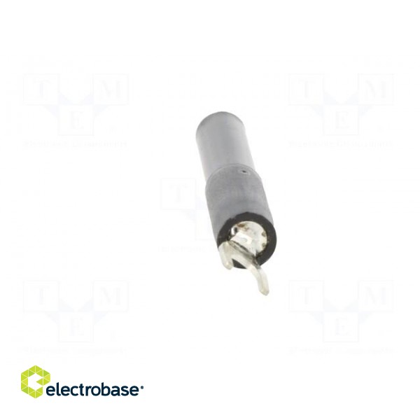 Plug | fork terminals | 60VDC | 36A | black | 4.5mm | Contacts: brass фото 9