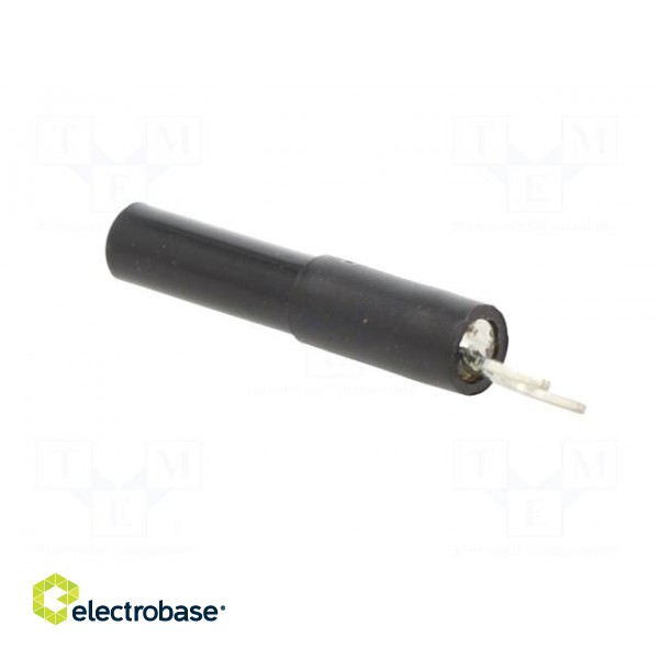 Plug | fork terminals | 60VDC | 36A | black | 4.5mm | Contacts: brass фото 8