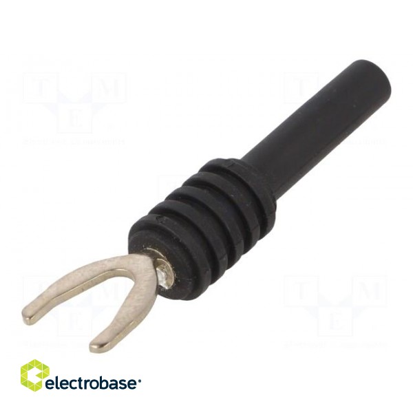 Plug | fork terminals | banana 4mm socket,fork terminal | 20A