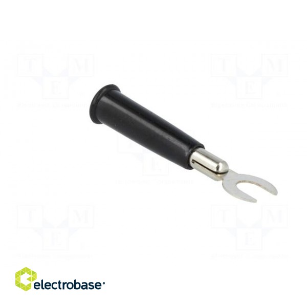 Plug | fork terminals | 60VDC | black | Connection: soldering | 6mm image 8