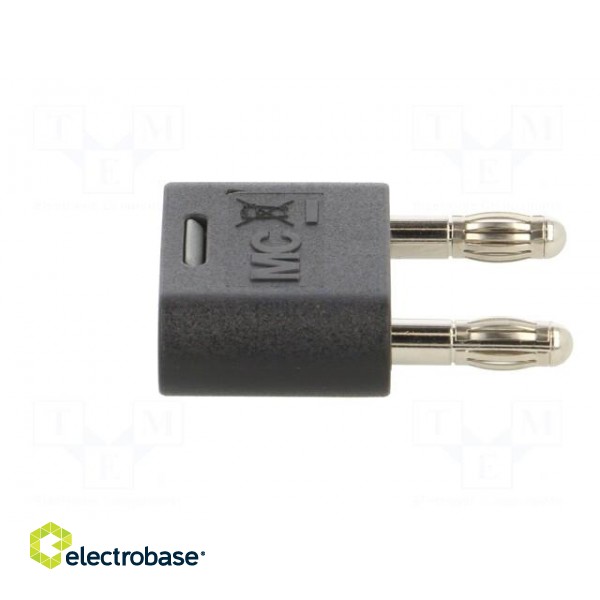 4mm banana | 32A | 30VAC | 60VDC | black | nickel plated | insulated image 7