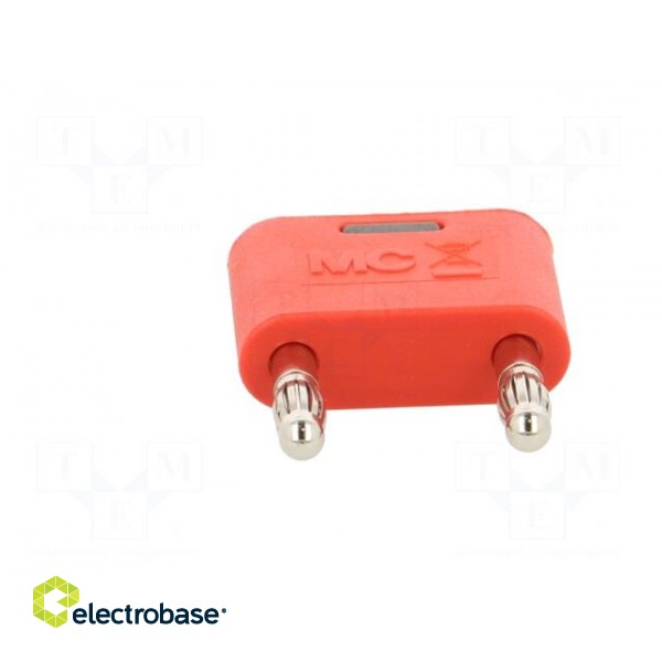 4mm banana | 32A | 30VAC | 60VDC | red | nickel plated | insulated image 9