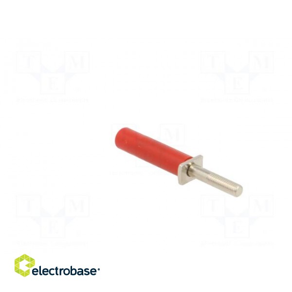 Adapter | 25A | red | nickel plated | banana 4mm socket image 4