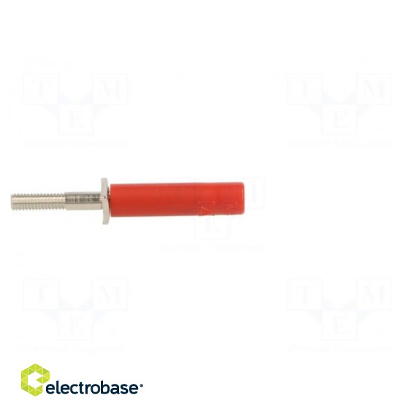 Adapter | 25A | red | nickel plated | banana 4mm socket image 7