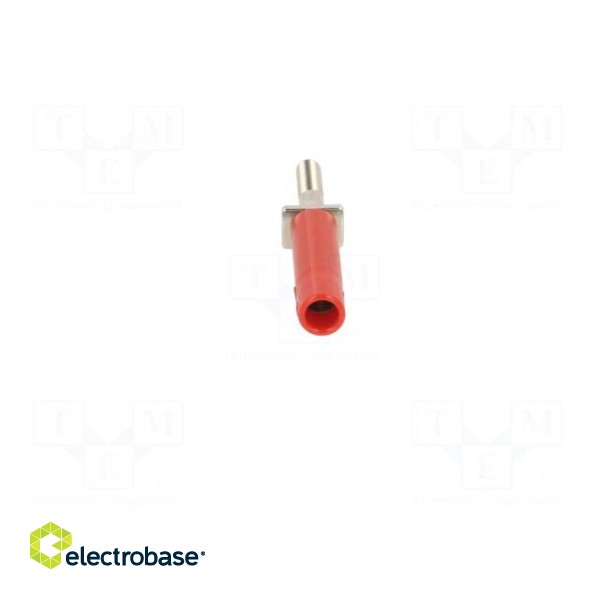 Adapter | 25A | red | nickel plated | banana 4mm socket image 9