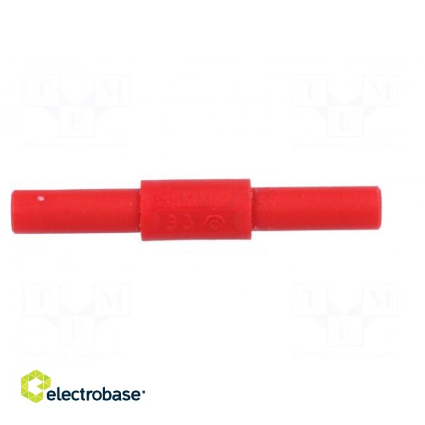 Adapter | 36A | red | insulated | Contacts: brass image 3