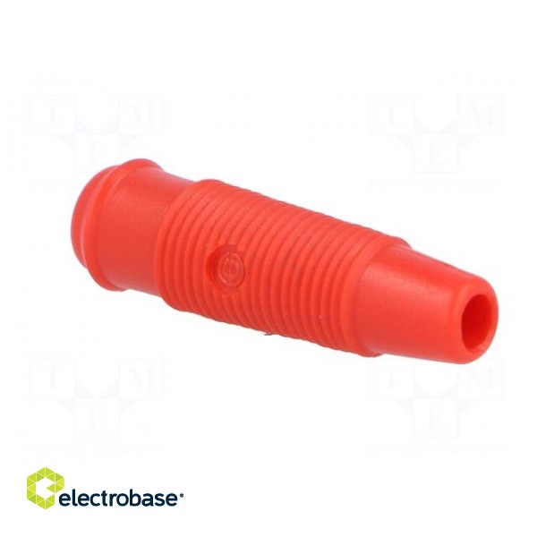 Adapter | 4mm banana | red | banana 4mm socket фото 8