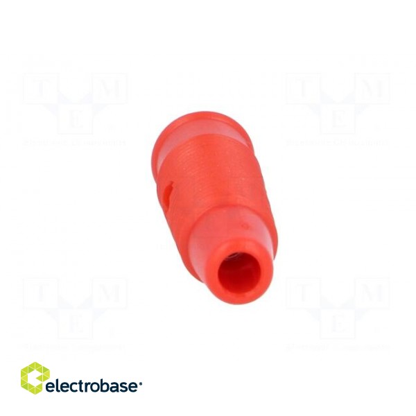 Adapter | 4mm banana | red | banana 4mm socket фото 9