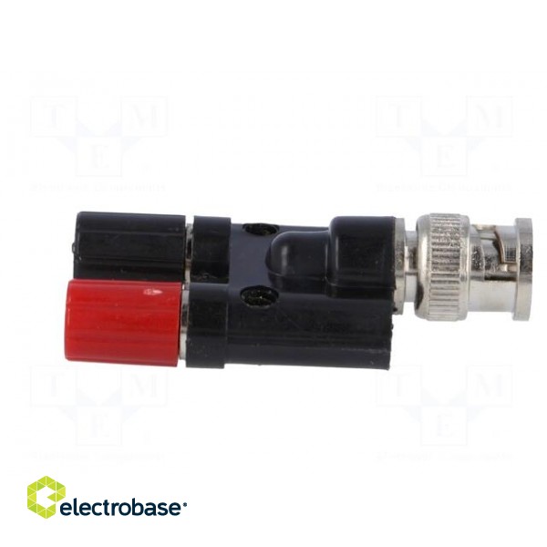 Adapter | 60VDC | BNC plug,banana 4mm socket x2 фото 7