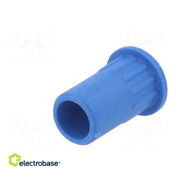 Case | 25A | 20.5mm | blue | for banana sockets image 7
