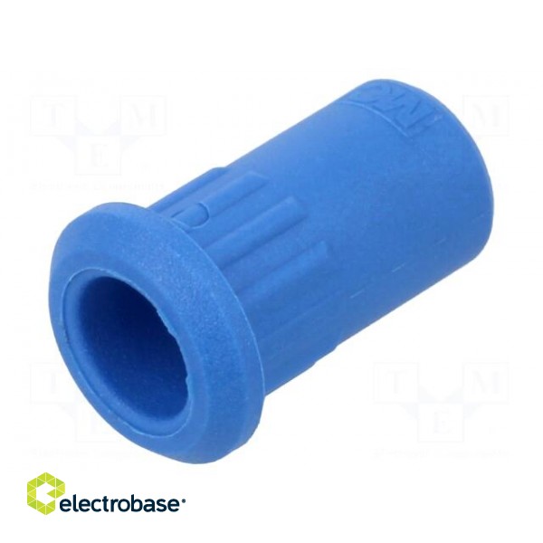 Case | 25A | 20.5mm | blue | for banana sockets image 1
