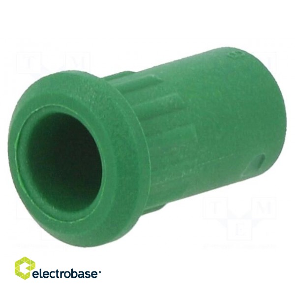 Case | 25A | 20.5mm | green | for banana sockets image 2