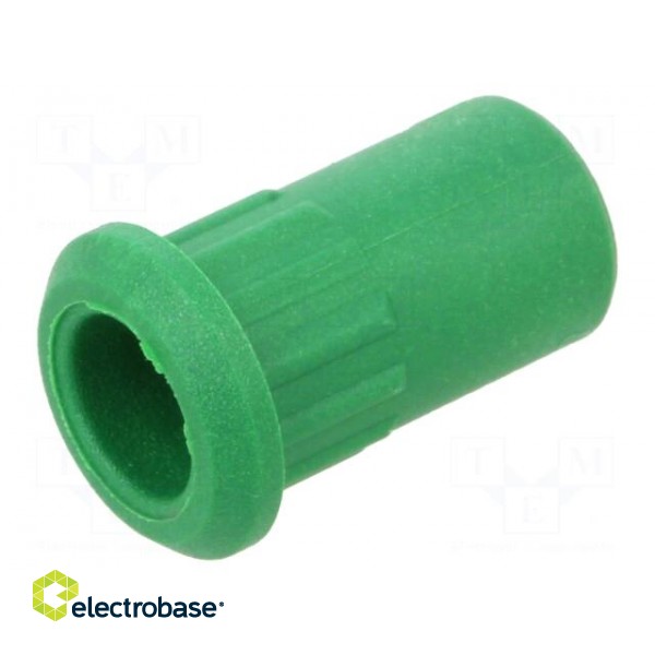 Case | 25A | 20.5mm | green | for banana sockets image 1
