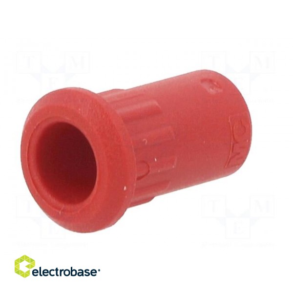 Case | 25A | 20.5mm | red | for banana sockets фото 3