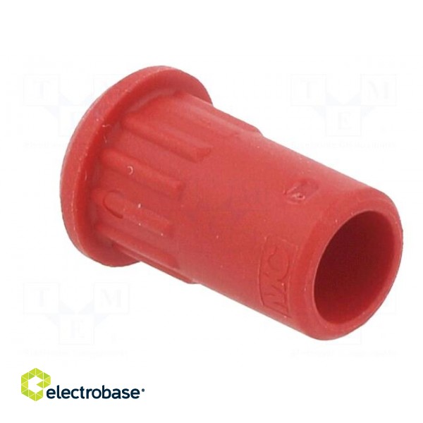 Case | 25A | 20.5mm | red | for banana sockets фото 5