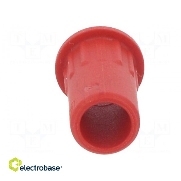 Case | 25A | 20.5mm | red | for banana sockets фото 6