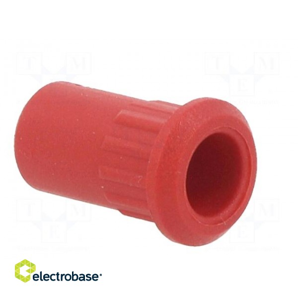 Case | 25A | 20.5mm | red | for banana sockets фото 9