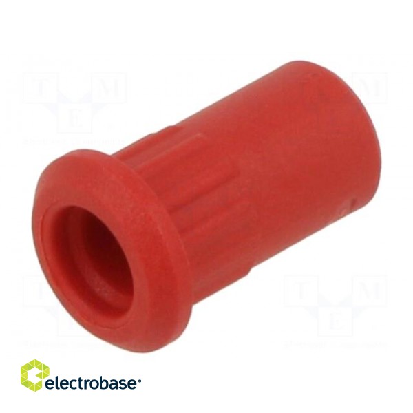 Case | 25A | red | 17mm | for banana sockets