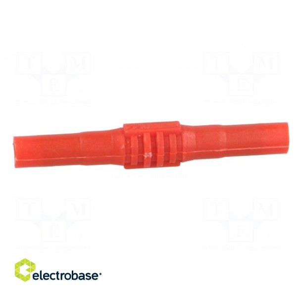 Socket | 4mm banana | 15A | 1kV | red | insulated | 63.5mm image 7