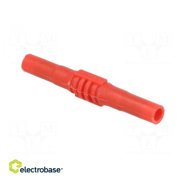 Socket | 4mm banana | 15A | 1kV | red | insulated | 63.5mm image 4