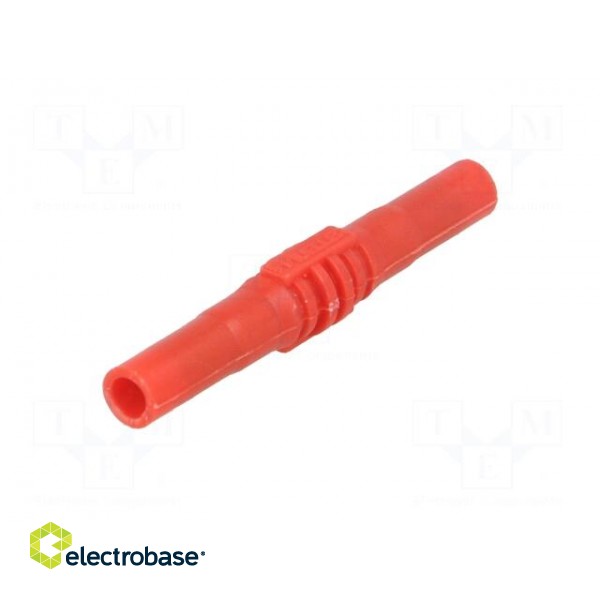 Socket | 4mm banana | 15A | 1kV | red | insulated | 63.5mm image 6