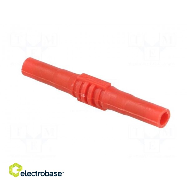 Socket | 4mm banana | 15A | 1kV | red | insulated | 63.5mm image 8