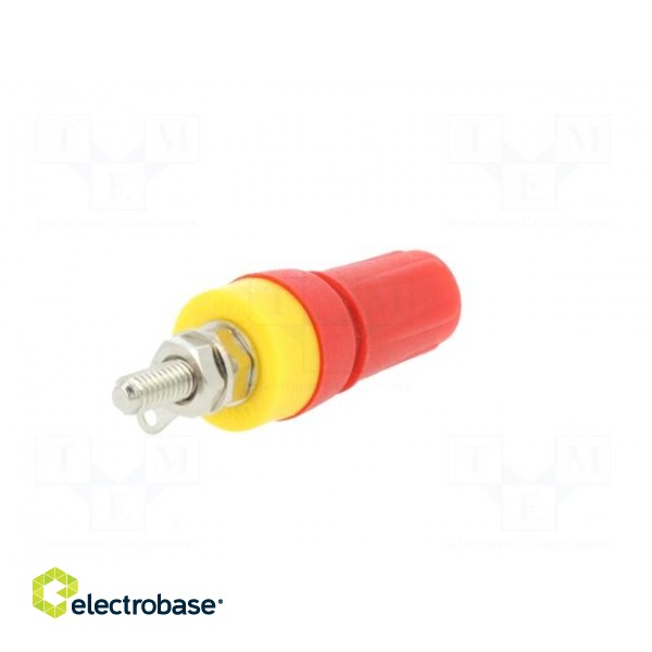 Socket | 4mm banana | 15A | 250VDC | L: 42mm | red | nickel plated image 6