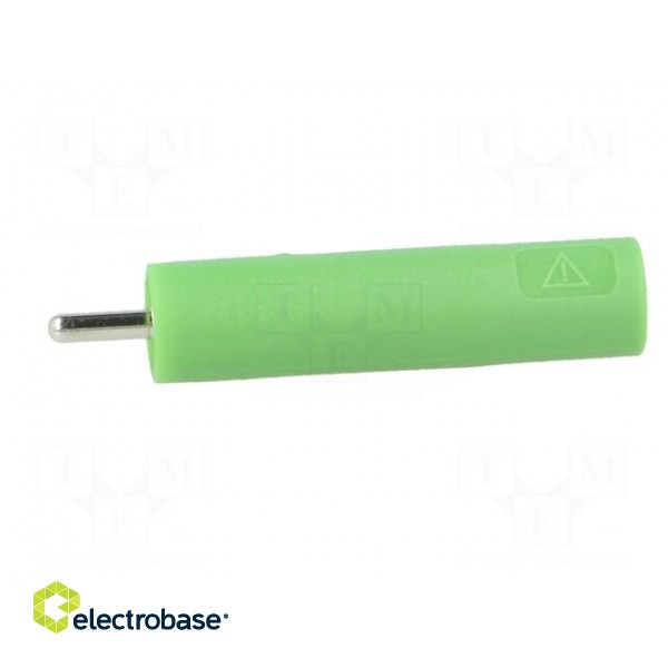 Socket | 4mm banana | 20A | 1kVAC | green | nickel plated | -25÷80°C image 3