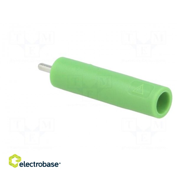 Socket | 4mm banana | 20A | 1kVAC | green | nickel plated | -25÷80°C image 4