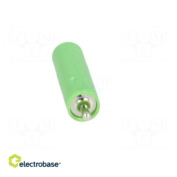 Socket | 4mm banana | 20A | 1kVAC | green | nickel plated | -25÷80°C paveikslėlis 9
