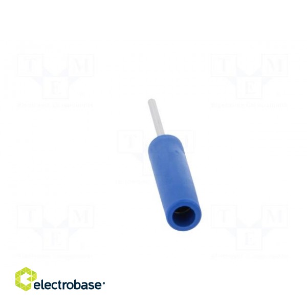 Socket | 4mm banana | 20A | 1kVAC | blue | nickel plated | -25÷80°C | 10mΩ image 5