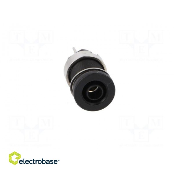 Socket | 4mm banana | 24A | 1000VDC | 24.5mm | black | nickel plated image 9