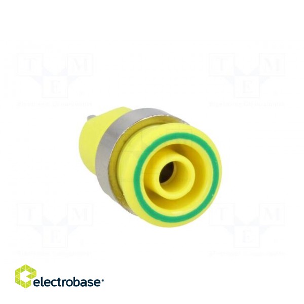 Socket | 4mm banana | 24A | 1kV | Cutout: Ø12.2mm | yellow-green image 8