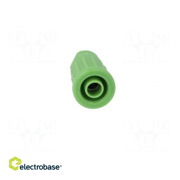 Socket | 4mm banana | 24A | 1kV | green | nickel plated | 36.5mm | 5mΩ image 9