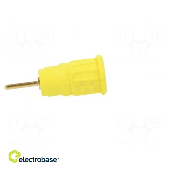 Socket | 4mm banana | 24A | 1kV | L: 35.5mm | yellow-green | gold-plated image 7