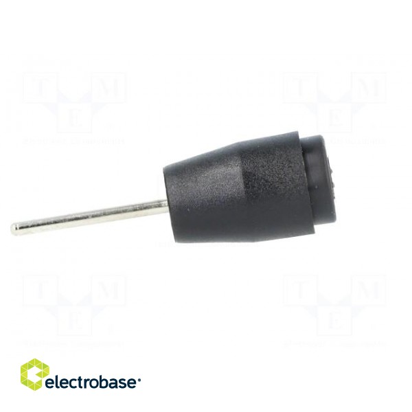 Socket | 4mm banana | 25A | 1kVDC | black | PCB | Connection: soldering paveikslėlis 7