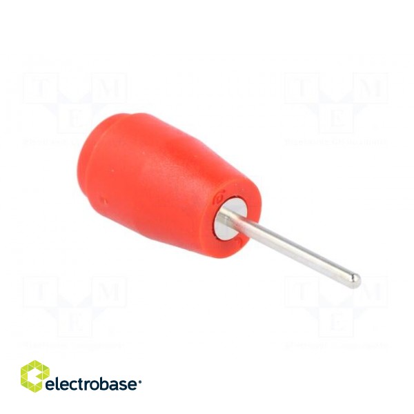 Socket | 4mm banana | 25A | 1kVDC | red | PCB | Connection: soldering фото 4
