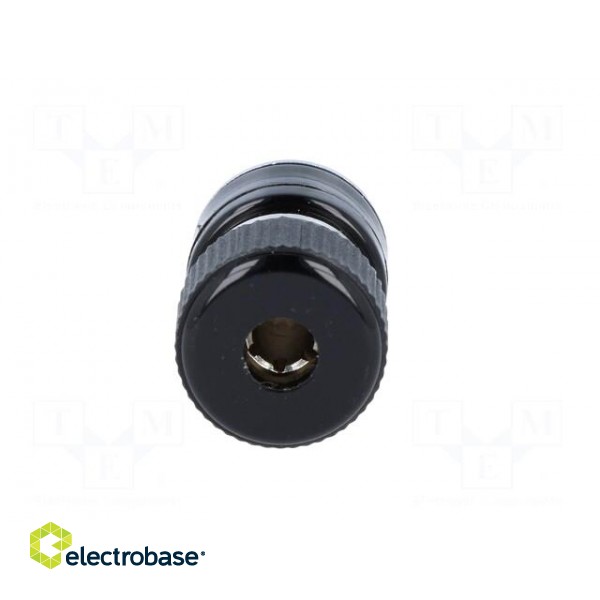 Socket | 4mm banana | 30A | 60VDC | black | nickel plated | -10÷80°C image 9