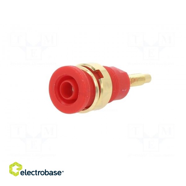 Socket | 4mm banana | 32A | 1000VDC | 24.5mm | black | gold-plated image 2