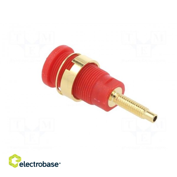 Socket | 4mm banana | 32A | 1000VDC | 24.5mm | black | gold-plated image 4