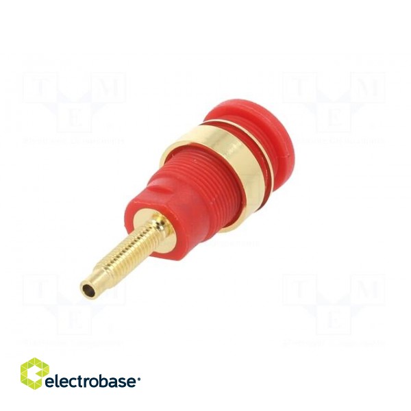 Socket | 4mm banana | 32A | 1000VDC | 24.5mm | black | gold-plated image 6