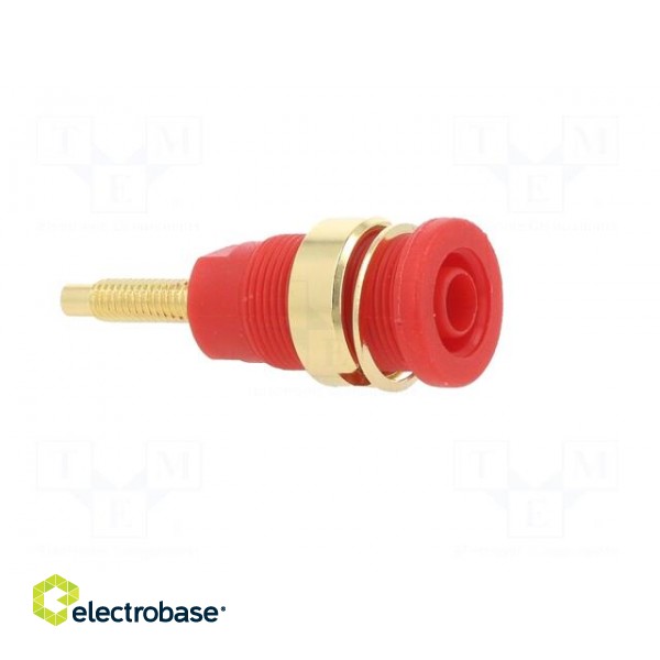 Socket | 4mm banana | 32A | 1000VDC | 24.5mm | black | gold-plated image 8