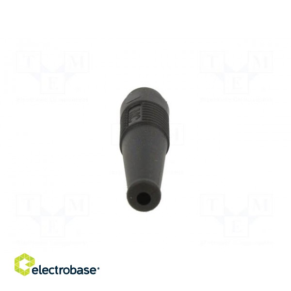 Socket | 4mm banana | 32A | 30VAC | 60VDC | 50mm | black | gold-plated image 5