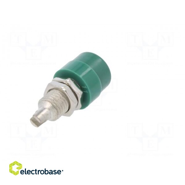 Socket | 4mm banana | 32A | 60VDC | green | screw | Overall len: 23.5mm paveikslėlis 6