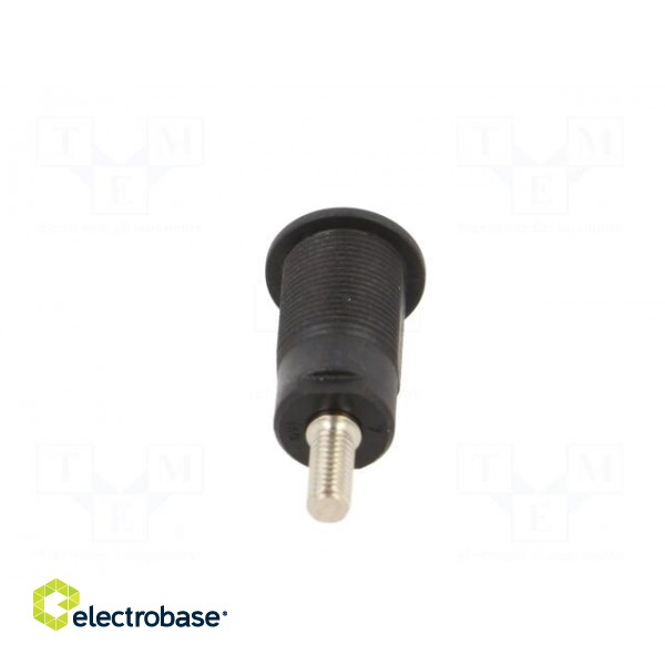 Socket | 4mm banana | 32A | black | nickel plated | Overall len: 33mm image 5