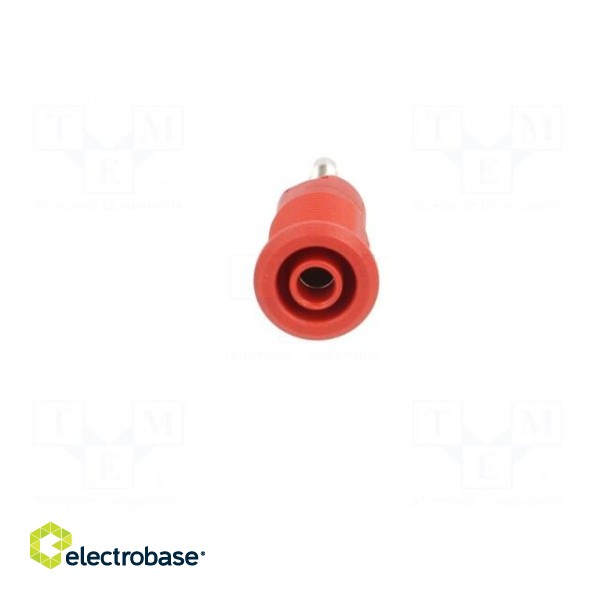 Connector: 4mm banana | socket | 32A | red | nickel plated image 9