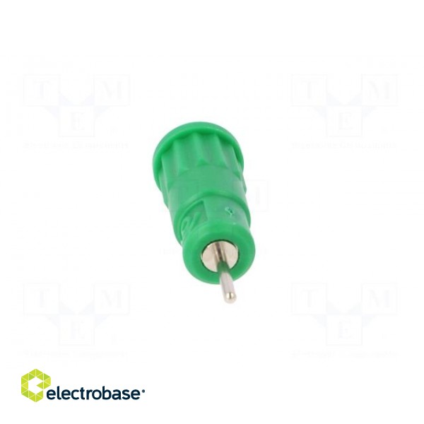 Socket | 4mm banana | 36A | 1kV | green | push-in,on panel | -25÷80°C image 5