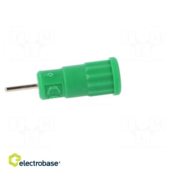 Socket | 4mm banana | 36A | 1kV | green | push-in,on panel | -25÷80°C image 7