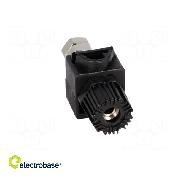 Socket | 4mm banana | 60A | 60VDC | black | 64mm | Contacts: nickel | 30mΩ image 9