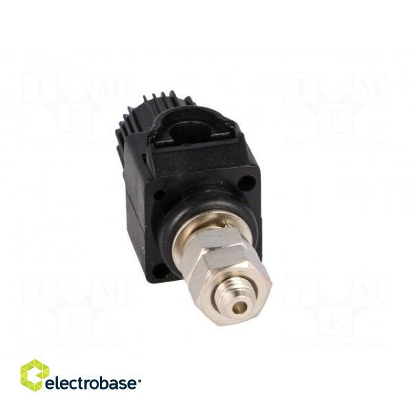 Socket | 4mm banana | 60A | 60VDC | black | 64mm | Contacts: nickel | 30mΩ image 5